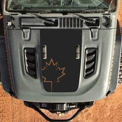 Hood Decal for Jeep Wrangler JL JLU Gladiator JT Rubicon Hood 2018+ Style #36