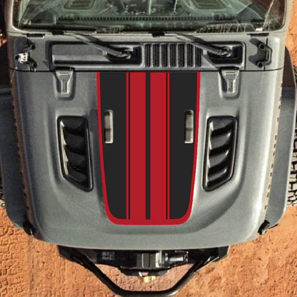 Hood Decal for Jeep Wrangler JL JLU Gladiator JT Rubicon Hood 2018+ Style #60