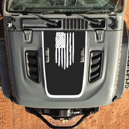 Hood Decal for Jeep Wrangler JL JLU Gladiator JT Rubicon Hood 2018+ Style #30