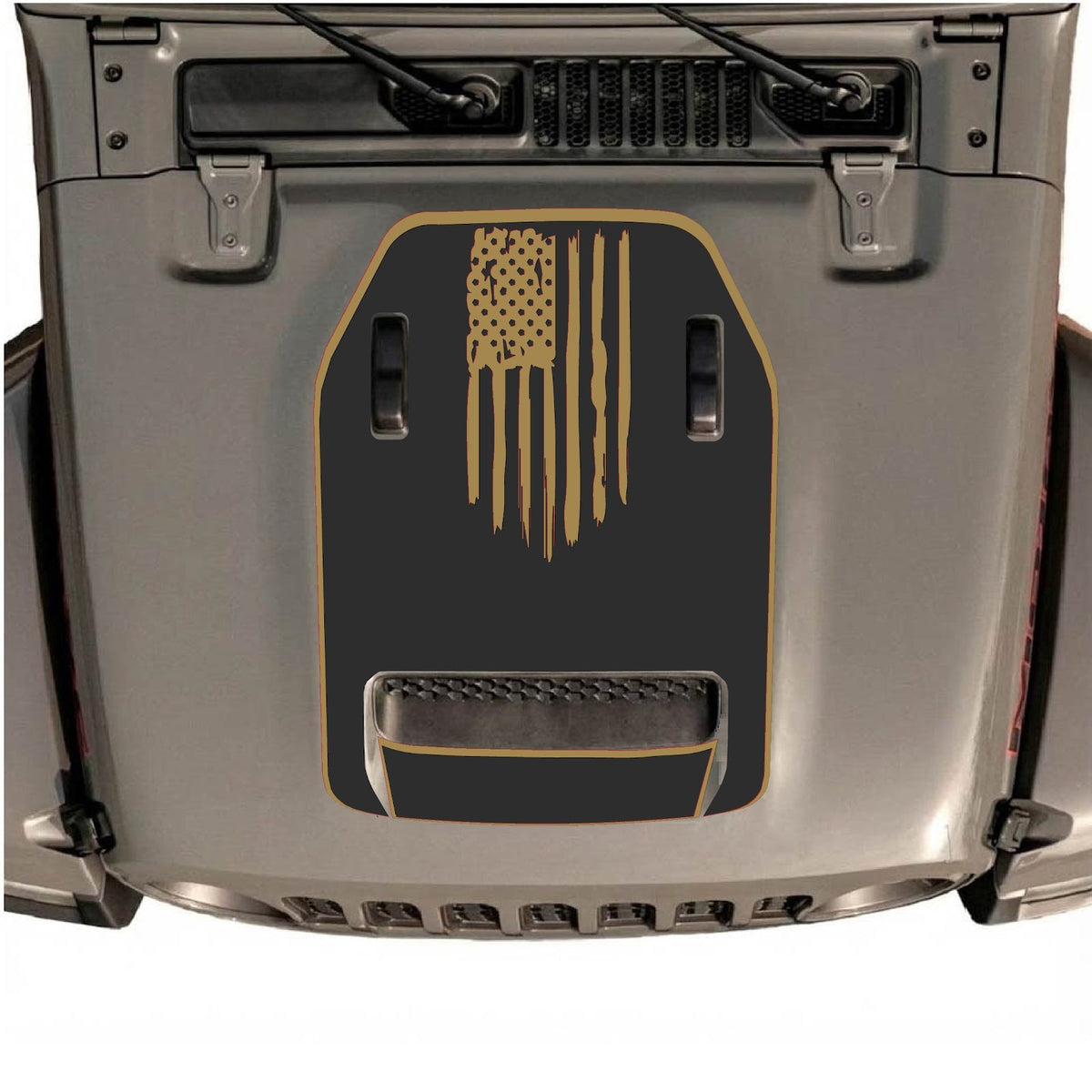 Autocollant de capot CarCode pour Jeep Wrangler JL/JLU Rubicon 392 et JT Gladiator Mojave, graphisme élégant pour capot 2020-2026