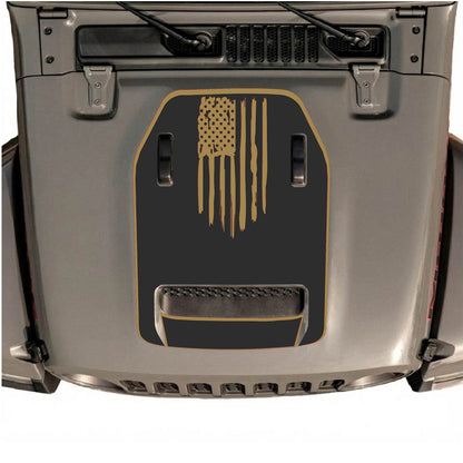 Autocollant de capot CarCode pour Jeep Wrangler JL/JLU Rubicon 392 et JT Gladiator Mojave, graphisme élégant pour capot 2020-2026