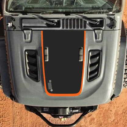 Hood Decal for Jeep Wrangler JL JLU Gladiator JT Rubicon Hood 2018+ Style #73