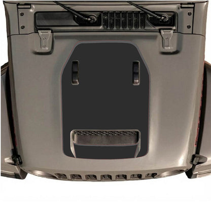 CarCode hood decal for Jeep Wrangler JL/JLU Rubicon 392 and JT Gladiator Mojave 2020-2026, style #67, applied to vehicle hood