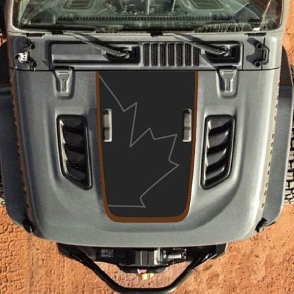 Hood Decal for Jeep Wrangler JL JLU Gladiator JT Rubicon Hood 2018+ Style #87