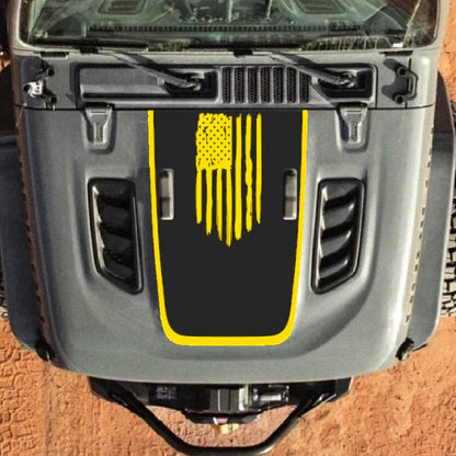 Hood Decal for Jeep Wrangler JL JLU Gladiator JT Rubicon Hood 2018+ Style #30