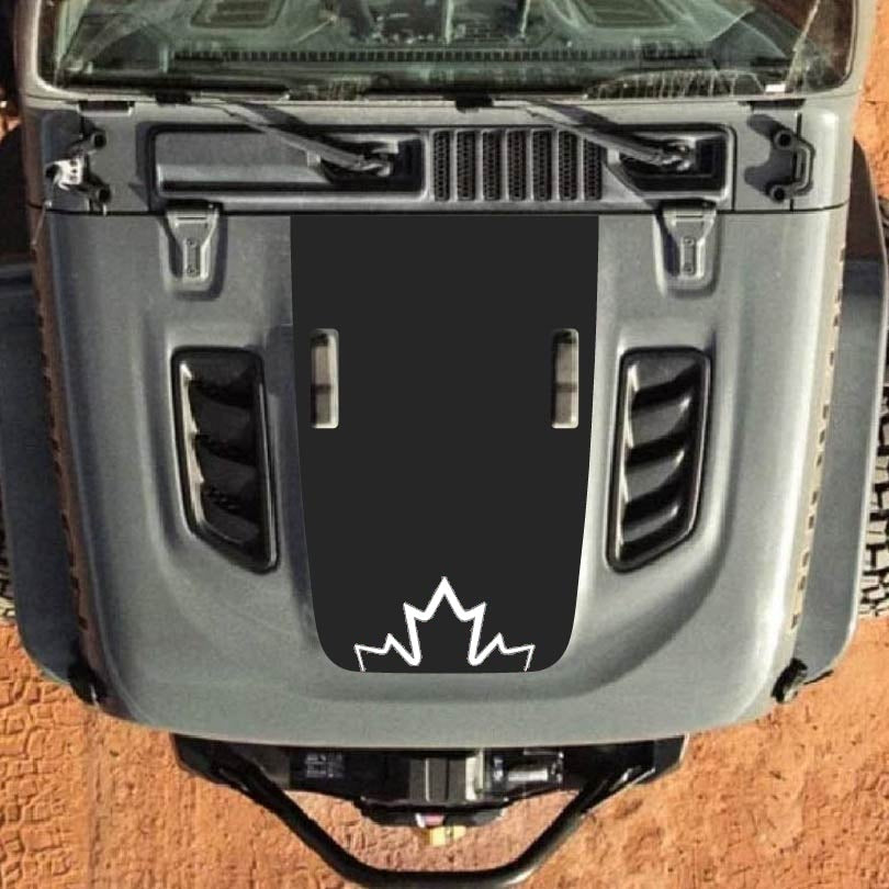 Hood Decal for Jeep Wrangler JL JLU Gladiator JT Rubicon Hood 2018+ Style #39