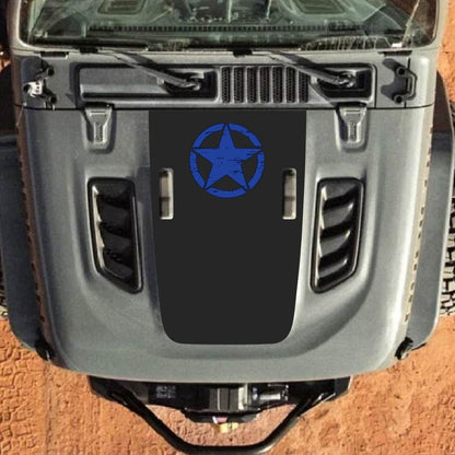 Hood Decal for Jeep Wrangler JL JLU Gladiator JT Rubicon Hood 2018+ Style #18
