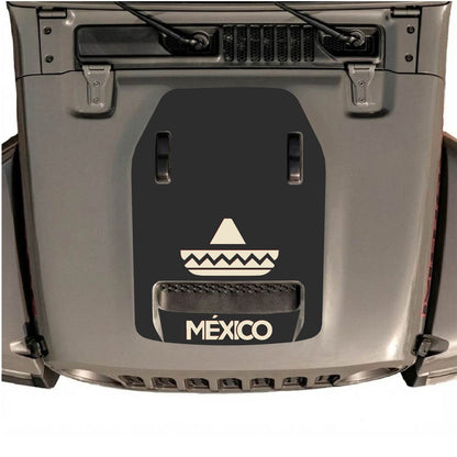 CarCode hood decal for Jeep Wrangler JL/JLU Rubicon 392 and JT Gladiator Mojave 2020-2026, stylish design on vehicle hood