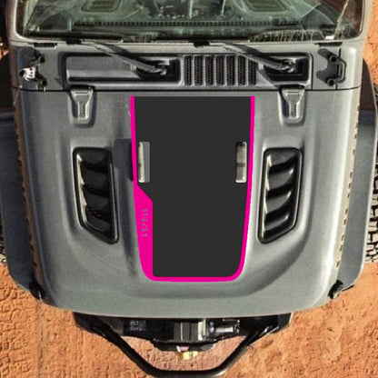 Hood Decal for Jeep Wrangler JL JLU Gladiator JT Rubicon Hood 2018+ Style #70
