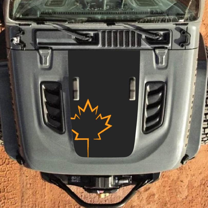 Hood Decal for Jeep Wrangler JL JLU Gladiator JT Rubicon Hood 2018+ Style #36
