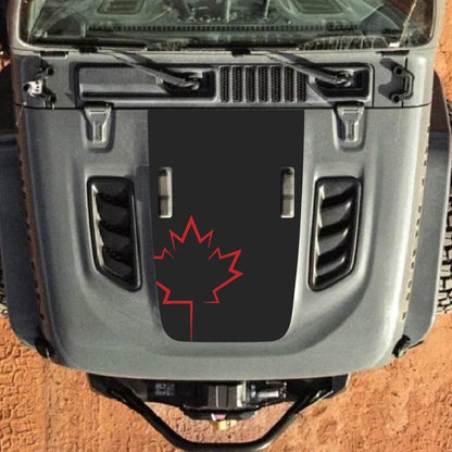Hood Decal for Jeep Wrangler JL JLU Gladiator JT Rubicon Hood 2018+ Style #36