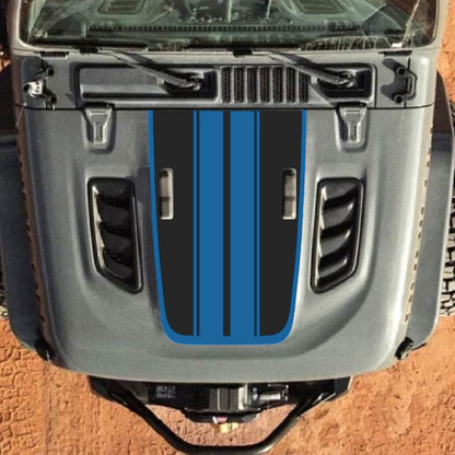 Hood Decal for Jeep Wrangler JL JLU Gladiator JT Rubicon Hood 2018+ Style #60