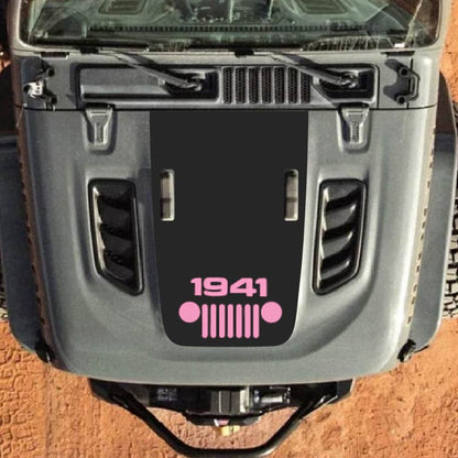 Hood Decal for Jeep Wrangler JL JLU Gladiator JT Rubicon Hood 2018+ Style #13