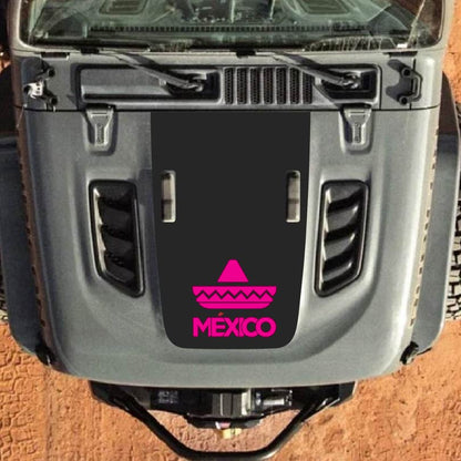 Hood Decal for Jeep Wrangler JL JLU Gladiator JT Rubicon Hood 2018+ Style #48