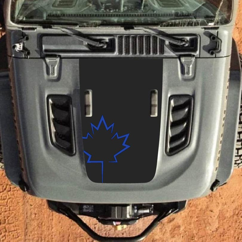 Hood Decal for Jeep Wrangler JL JLU Gladiator JT Rubicon Hood 2018+ Style #36