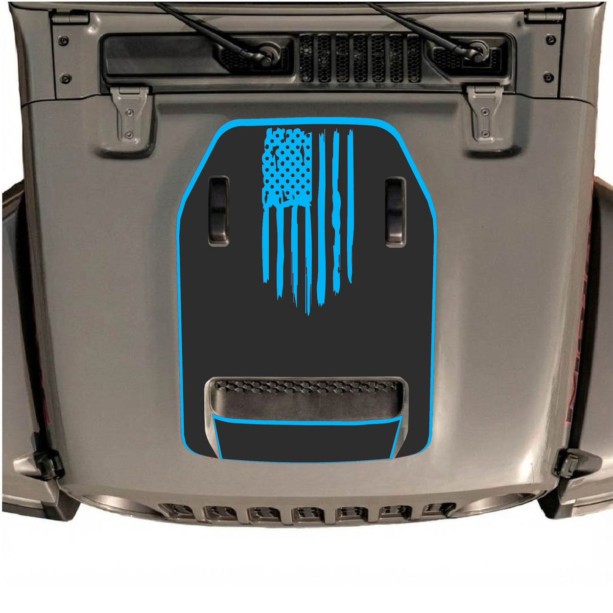 Autocollant de capot CarCode pour Jeep Wrangler JL/JLU Rubicon 392 et JT Gladiator Mojave 2020-2026, design automobile élégant