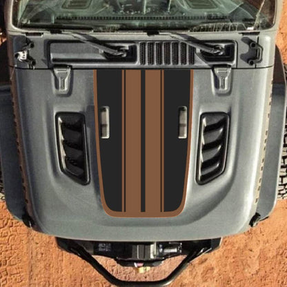 Hood Decal for Jeep Wrangler JL JLU Gladiator JT Rubicon Hood 2018+ Style #60