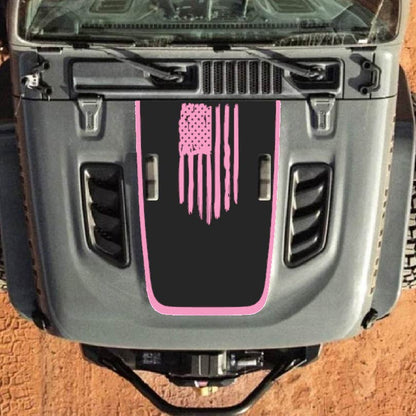Hood Decal for Jeep Wrangler JL JLU Gladiator JT Rubicon Hood 2018+ Style #30