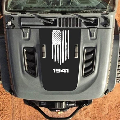 Hood Decal for Jeep Wrangler JL JLU Gladiator JT Rubicon Hood 2018+ Style #32