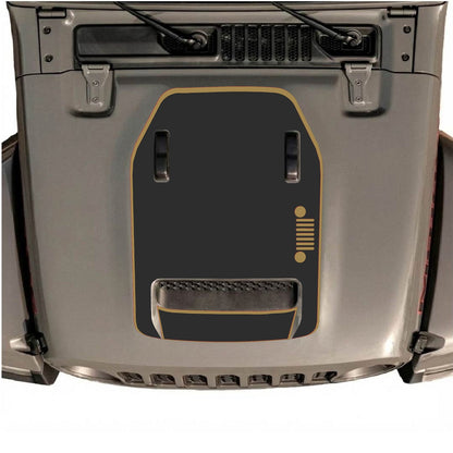 CarCode hood decal for Jeep Wrangler JL/JLU Rubicon 392 and JT Gladiator Mojave 2020-2026, style #57, visible on vehicle hood