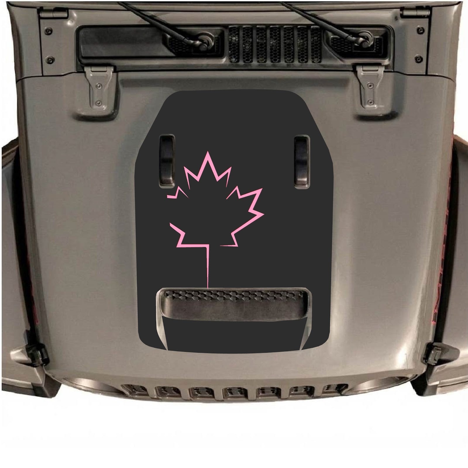 Jeep Wrangler JL/JLU Rubicon 392 hood decal by CarCode, stylish graphic design for 2020-2026 models.