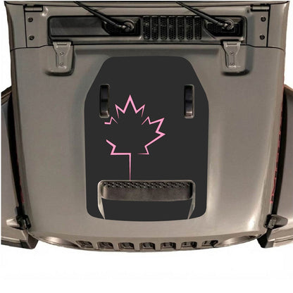Jeep Wrangler JL/JLU Rubicon 392 hood decal by CarCode, stylish graphic design for 2020-2026 models.
