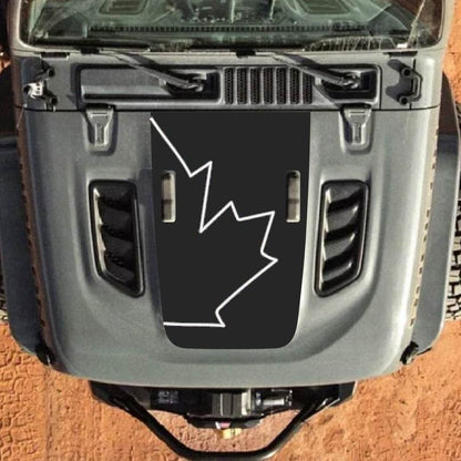 Hood Decal for Jeep Wrangler JL JLU Gladiator JT Rubicon Hood 2018+ Style #35