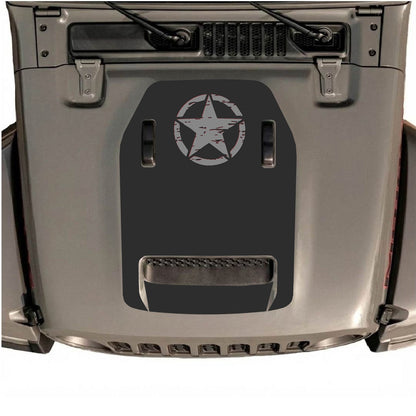 Autocollant de capot CarCode pour Jeep Wrangler JL/JLU Rubicon 392 et JT Gladiator Mojave, Style #42, avec design graphique audacieux