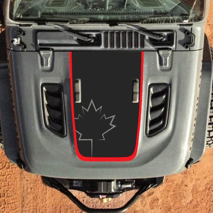 Hood Decal for Jeep Wrangler JL JLU Gladiator JT Rubicon Hood 2018+ Style #91