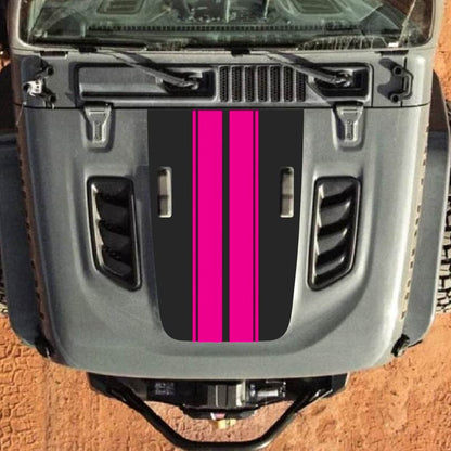 Hood Decal for Jeep Wrangler JL JLU Gladiator JT Rubicon Hood 2018+ Style #49