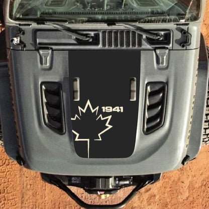 Hood Decal for Jeep Wrangler JL JLU Gladiator JT Rubicon Hood 2018+ Style #45