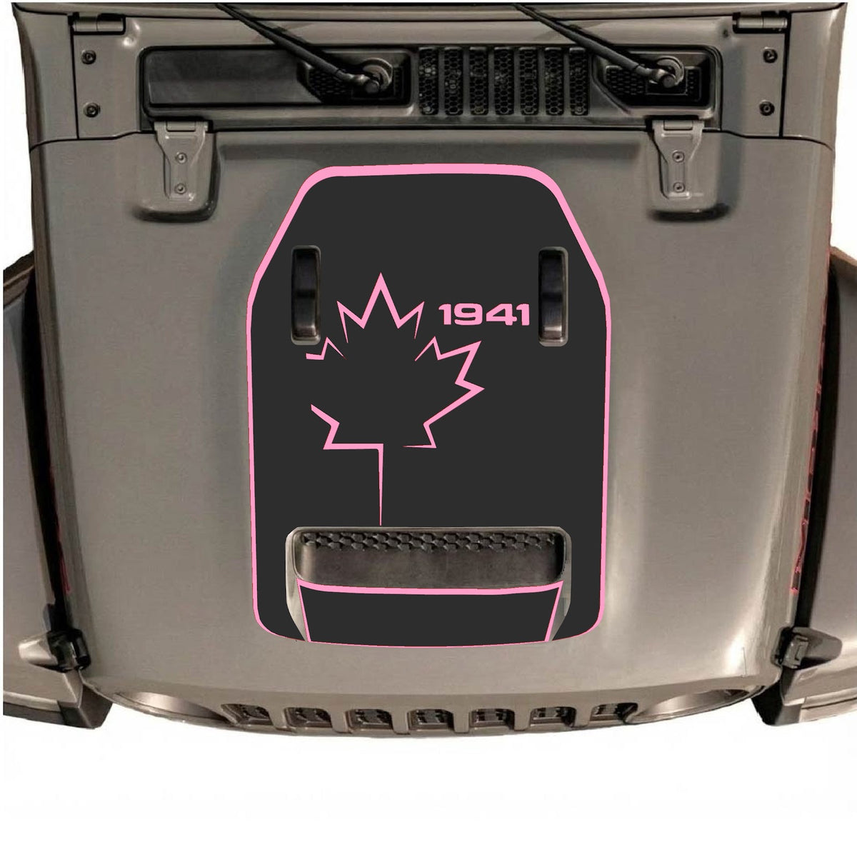 Autocollant de capot CarCode pour Jeep Wrangler JL/JLU Rubicon 392 et JT Gladiator Mojave 2020-2026, design automobile élégant