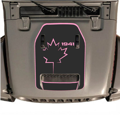Autocollant de capot CarCode pour Jeep Wrangler JL/JLU Rubicon 392 et JT Gladiator Mojave 2020-2026, design automobile élégant