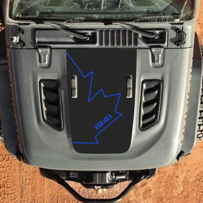Hood Decal for Jeep Wrangler JL JLU Gladiator JT Rubicon Hood 2018+ Style #41
