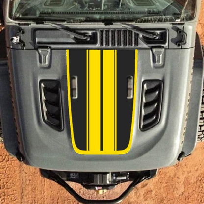 Hood Decal for Jeep Wrangler JL JLU Gladiator JT Rubicon Hood 2018+ Style #60