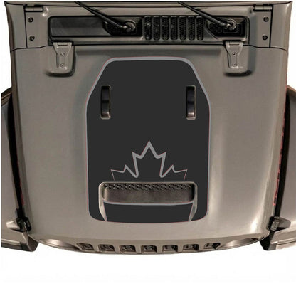 CarCode hood decal for Jeep Wrangler JL/JLU Rubicon 392 and JT Gladiator Mojave 2020-2026, stylish design, visible on vehicle hood