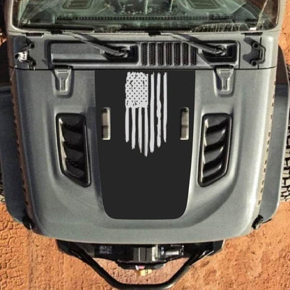 Hood Decal for Jeep Wrangler JL JLU Gladiator JT Rubicon Hood 2018+ Style #28