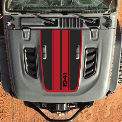 Hood Decal for Jeep Wrangler JL JLU Gladiator JT Rubicon Hood 2018+ Style #61