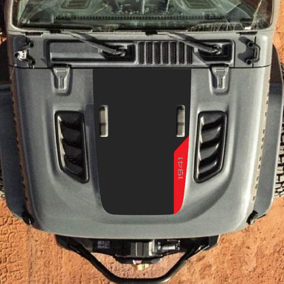 Hood Decal for Jeep Wrangler JL JLU Gladiator JT Rubicon Hood 2018+ Style #71
