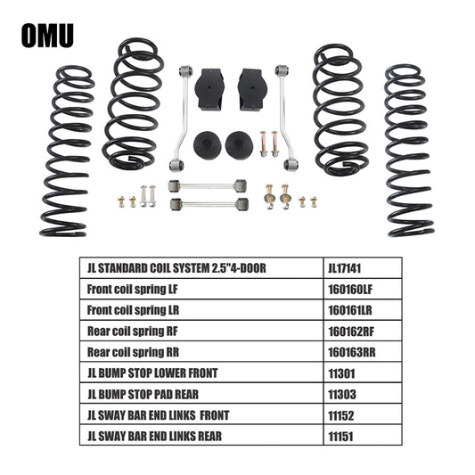 4x4wavers OMU 2.5inch Coil Spring Lift kits