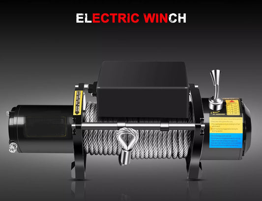 4X4Wavers 20000lbs 12V Electric Winch with wireless remote Steel Rope
