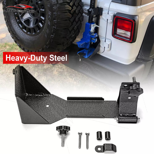 4X4Wavers Steel Rear Hi-Lift Jack Mount Holder Tailgate Bracket - 4X4 WAVERS