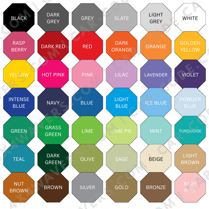 CARCODE Hood Decal/Sticker - Star Style Kit – for JL/JLU/JT/4XE Rubicon Hood – Made in Canada - 4X4 WAVERS