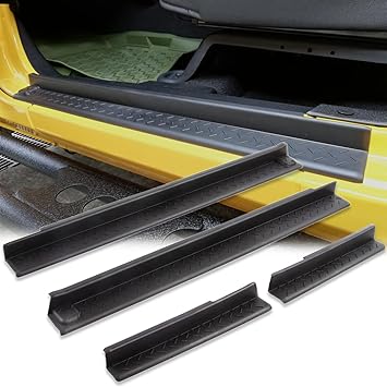4x4wavers Door Sill Entry Guard for Jeep Wrangler JKU - 4X4 WAVERS