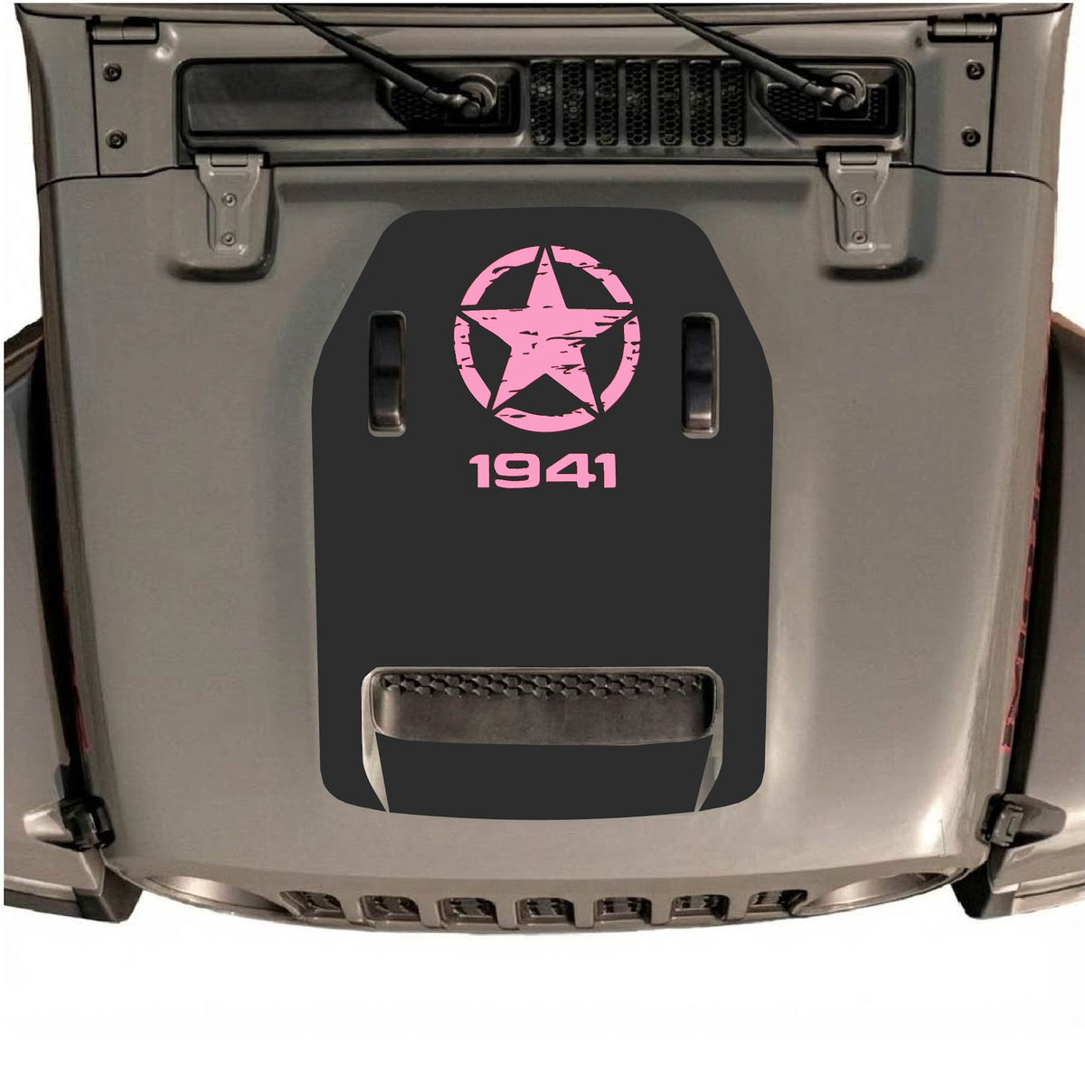 Autocollant de capot CarCode pour Jeep Wrangler JL/JLU Rubicon 392 et Gladiator Mojave 2020-2026, design élégant sur le capot du véhicule