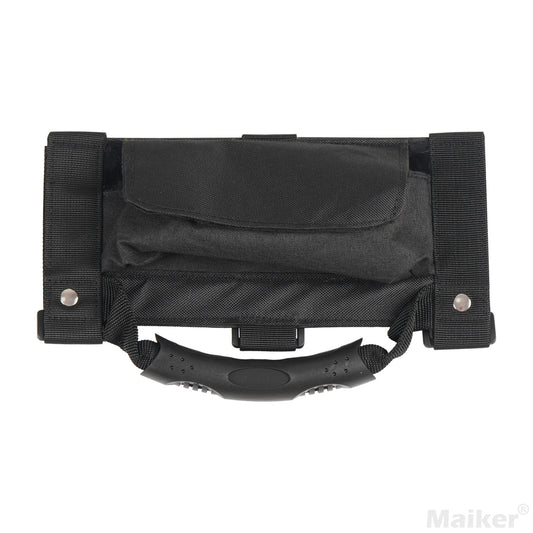 4x4wavers Black Car Roll Bar Grab Handle Sunglasses Holder Storage Bag