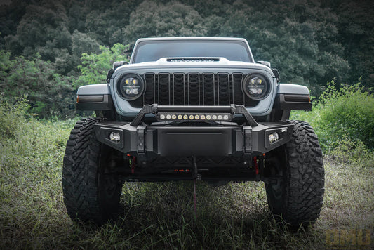 OMU Genesis Series Steel And Aluminum Front Bumper - 4X4 WAVERS