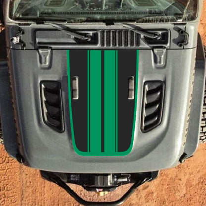 Hood Decal for Jeep Wrangler JL JLU Gladiator JT Rubicon Hood 2018+ Style #60