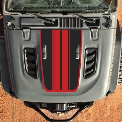 Hood Decal for Jeep Wrangler JL JLU Gladiator JT Rubicon Hood 2018+ Style #60