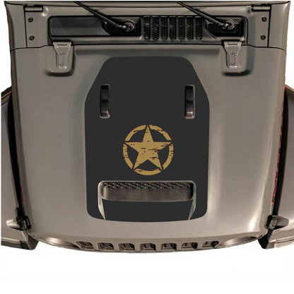 CarCode hood decal for Jeep Wrangler JL/JLU Rubicon 392 and JT Gladiator Mojave 2020-2026, stylish design on vehicle hood